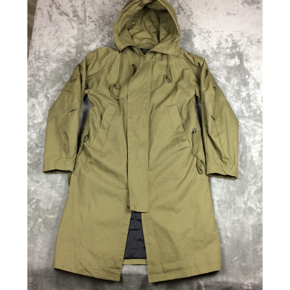 Le 31‎ Simons Jacket Mens Medium Canvas Green Long Hooded